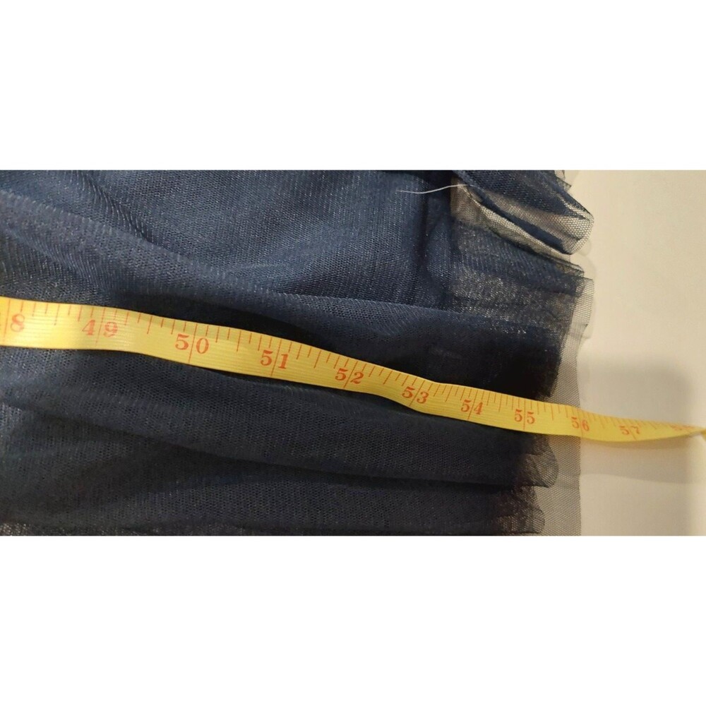 Candalite Women's Size Small Dress Blue with Gold Accents Maxi Length Sleeveless - Picture 12 of 12